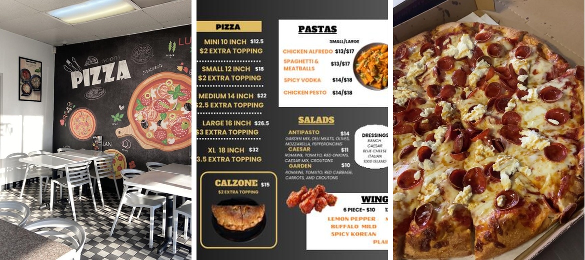 Pizza Time Menu